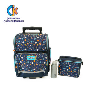 Graffi Sports League 16" Fliptop Trolley with Lunch Kit and Pencil Case