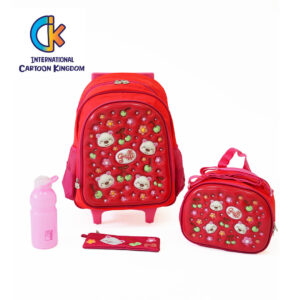 Graffi 16" Fliptop Trolley With Lunch Kit and Pencil Case