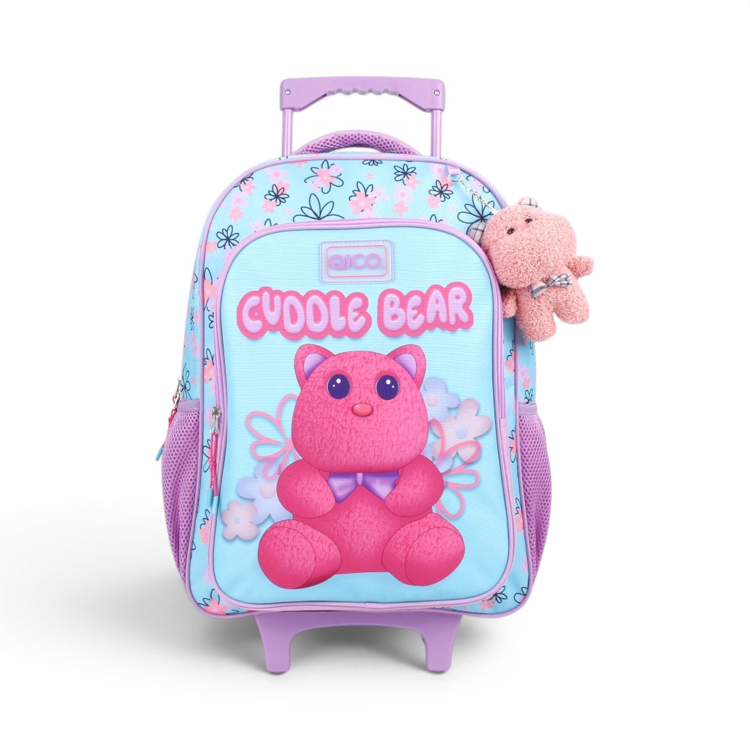 QICO Cuddle Bear 17 Inch Trolley - Image 2