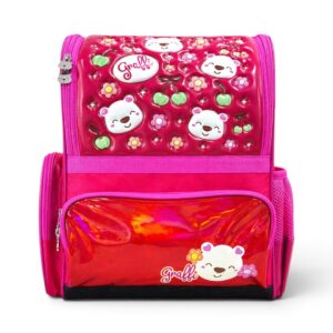 GRAFFI Cherry and Bear 16 Inch Backpack