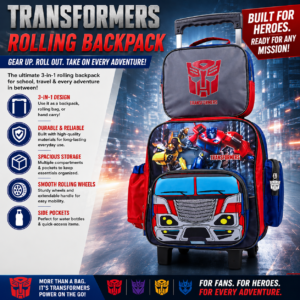 TRANSFORMERS Optimus Prime 12 Inch Trolley
