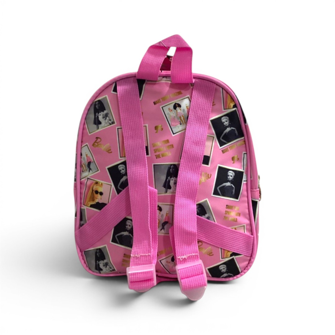 BARBIE Share Your Sparkle Pink and Black Version 10 Inch BackPack Pink - Image 4