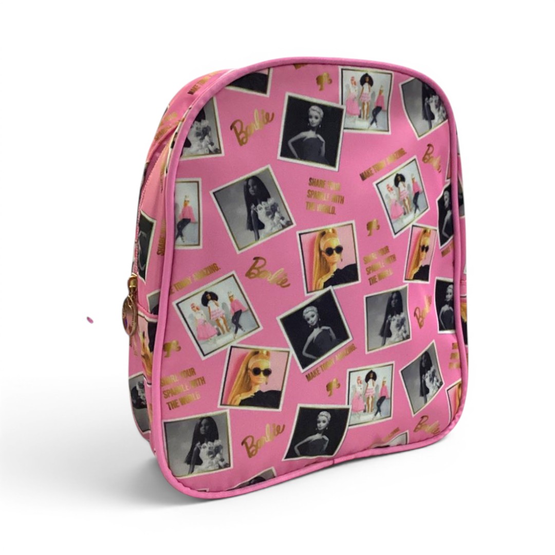 BARBIE Share Your Sparkle Pink and Black Version 10 Inch BackPack Pink - Image 3