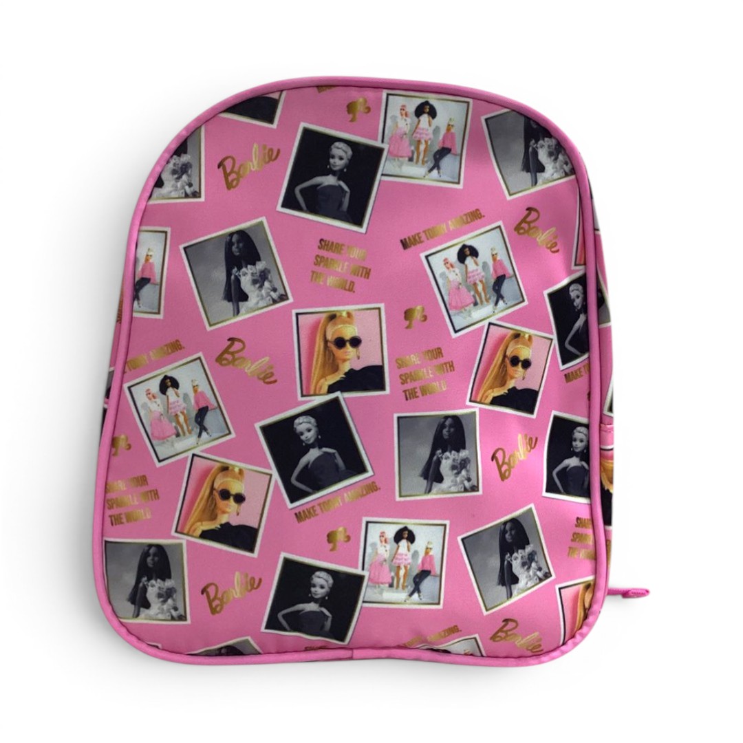 BARBIE Share Your Sparkle Pink and Black Version 10 Inch BackPack Pink