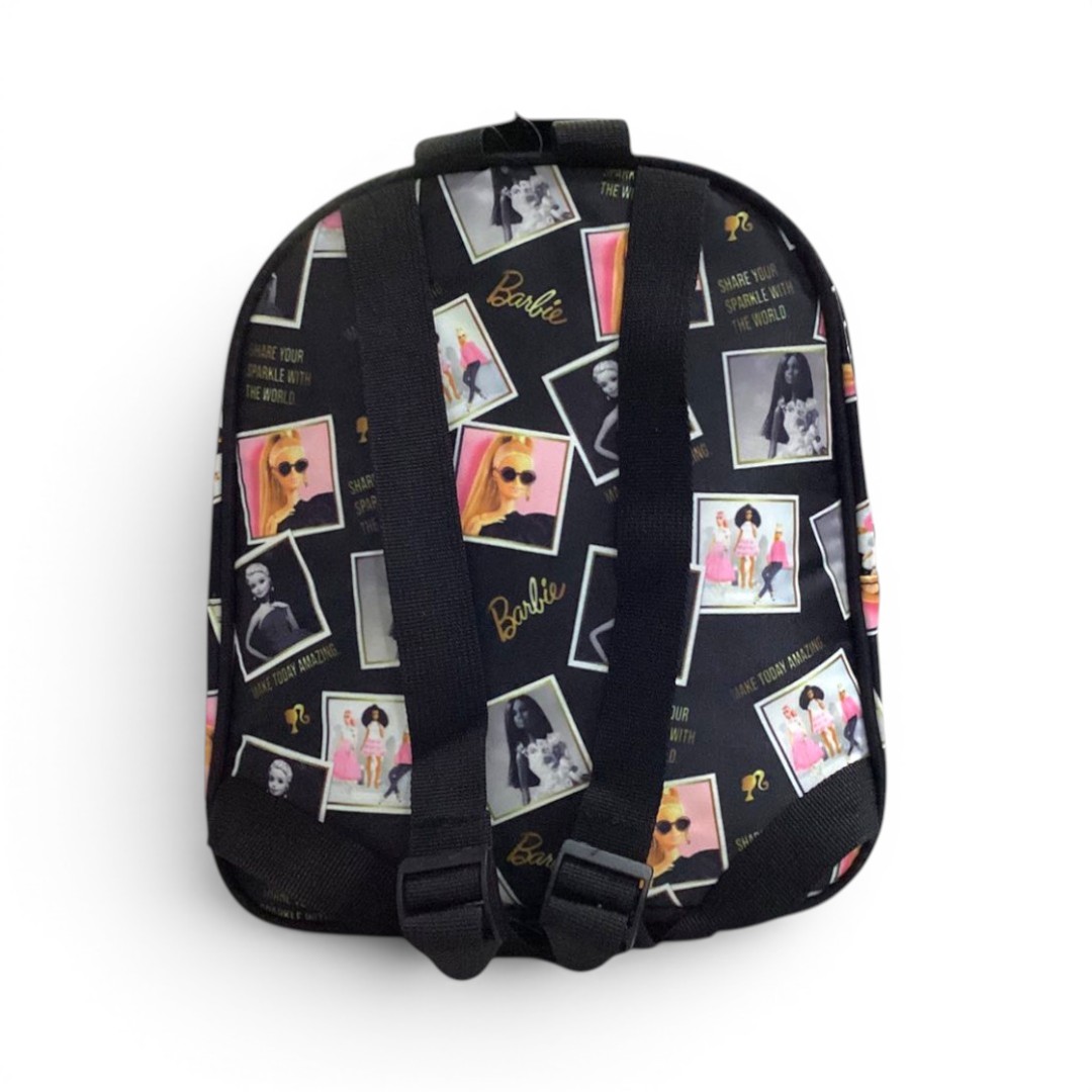 BARBIE Share Your Sparkle Pink and Black Version 10 Inch BackPack Black - Image 4